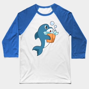 Dolphin Shopping bag Fish Baseball T-Shirt